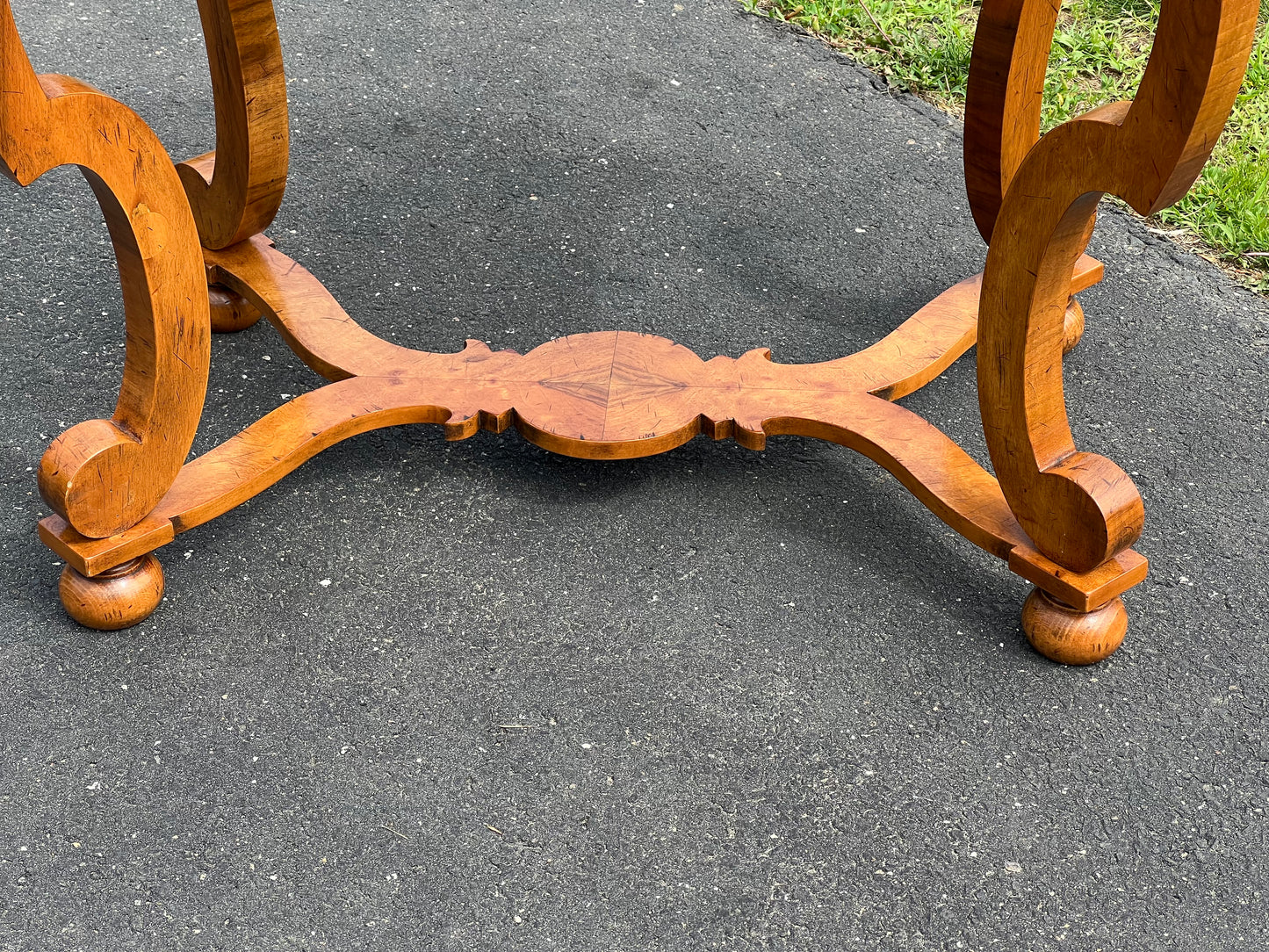 Antique French Biedermeier One Drawer Occasional Table c. Early 1800s