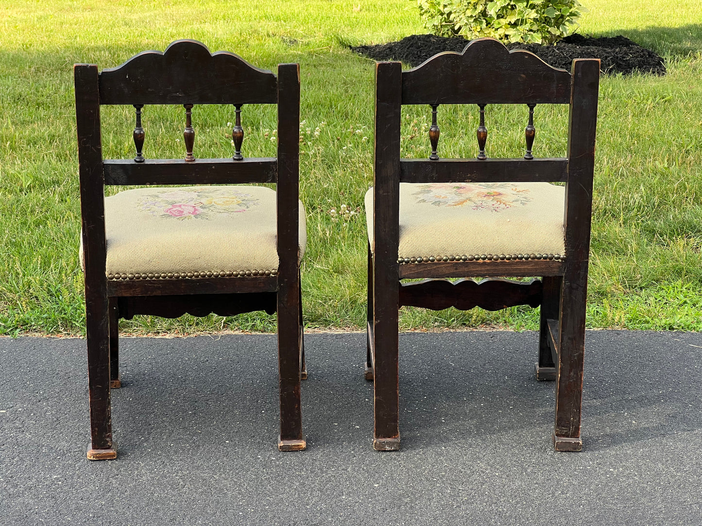 Pair of Feudal Side Chairs