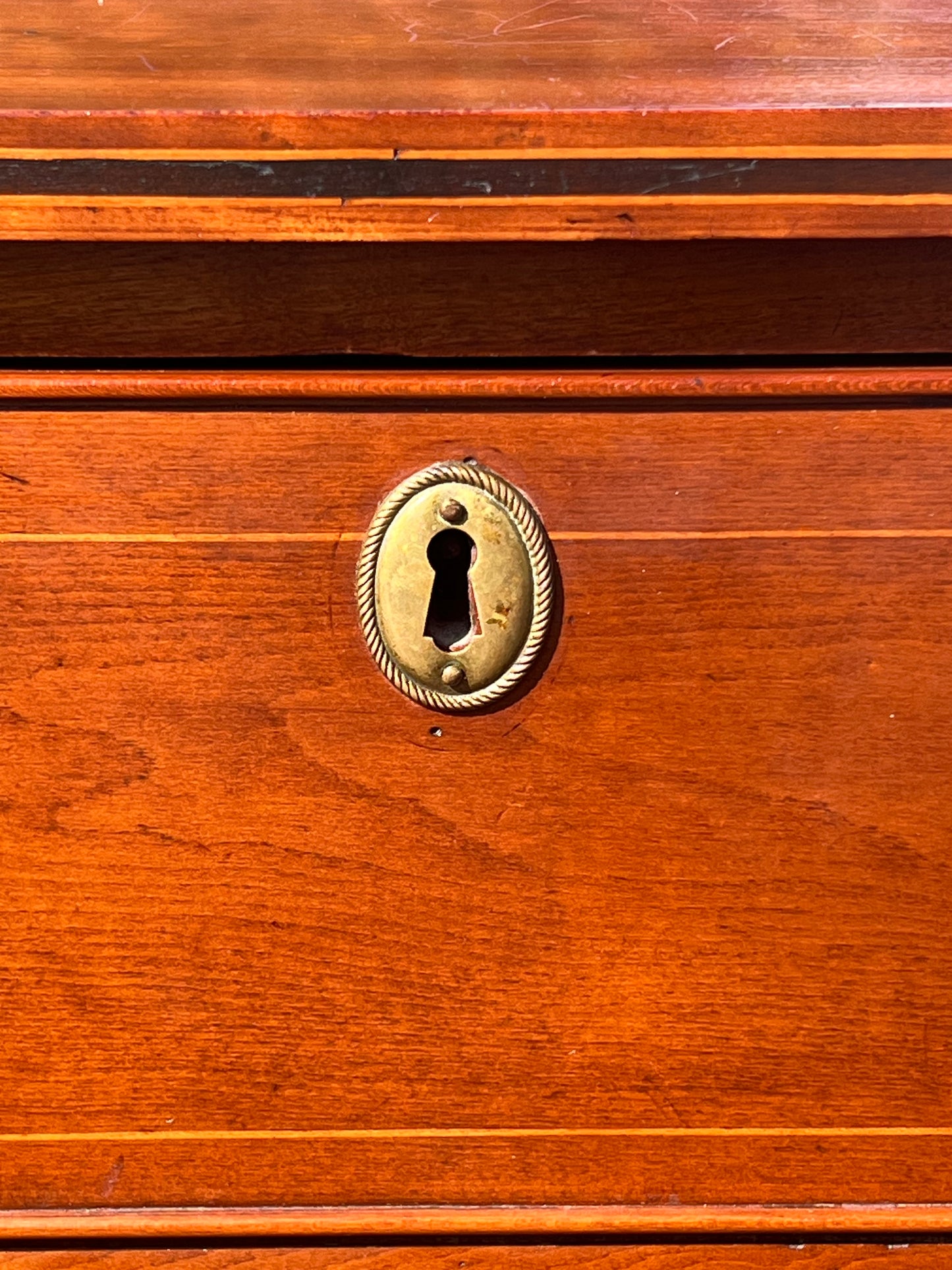 Antique Cherry Federal Period Four Drawer Chest c. 1830