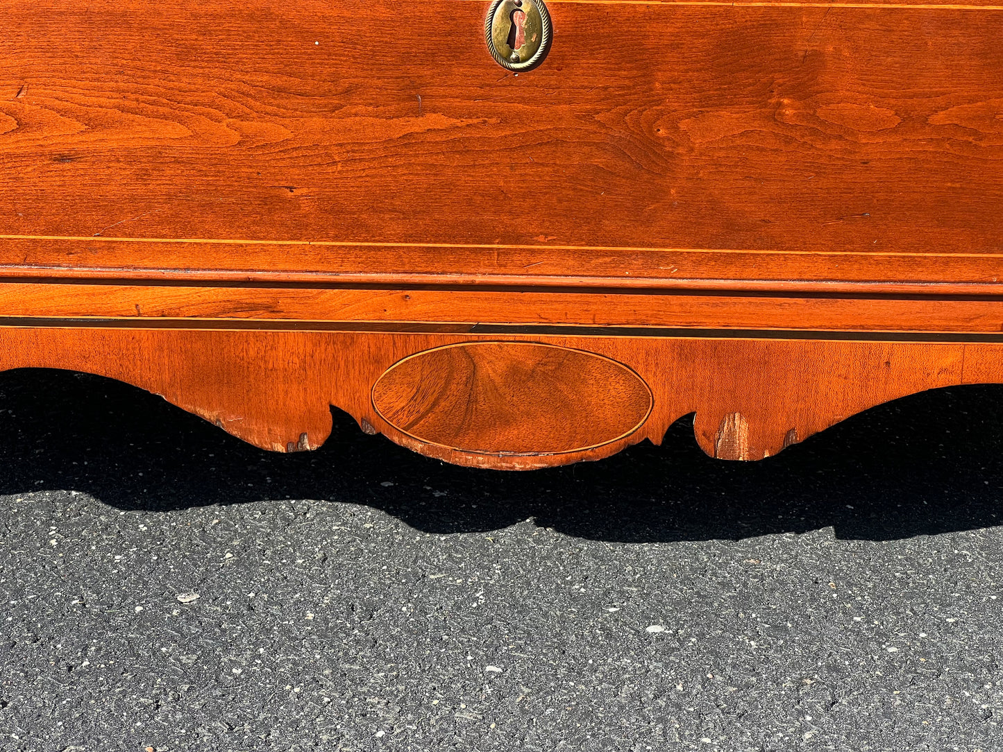 Antique Cherry Federal Period Four Drawer Chest c. 1830