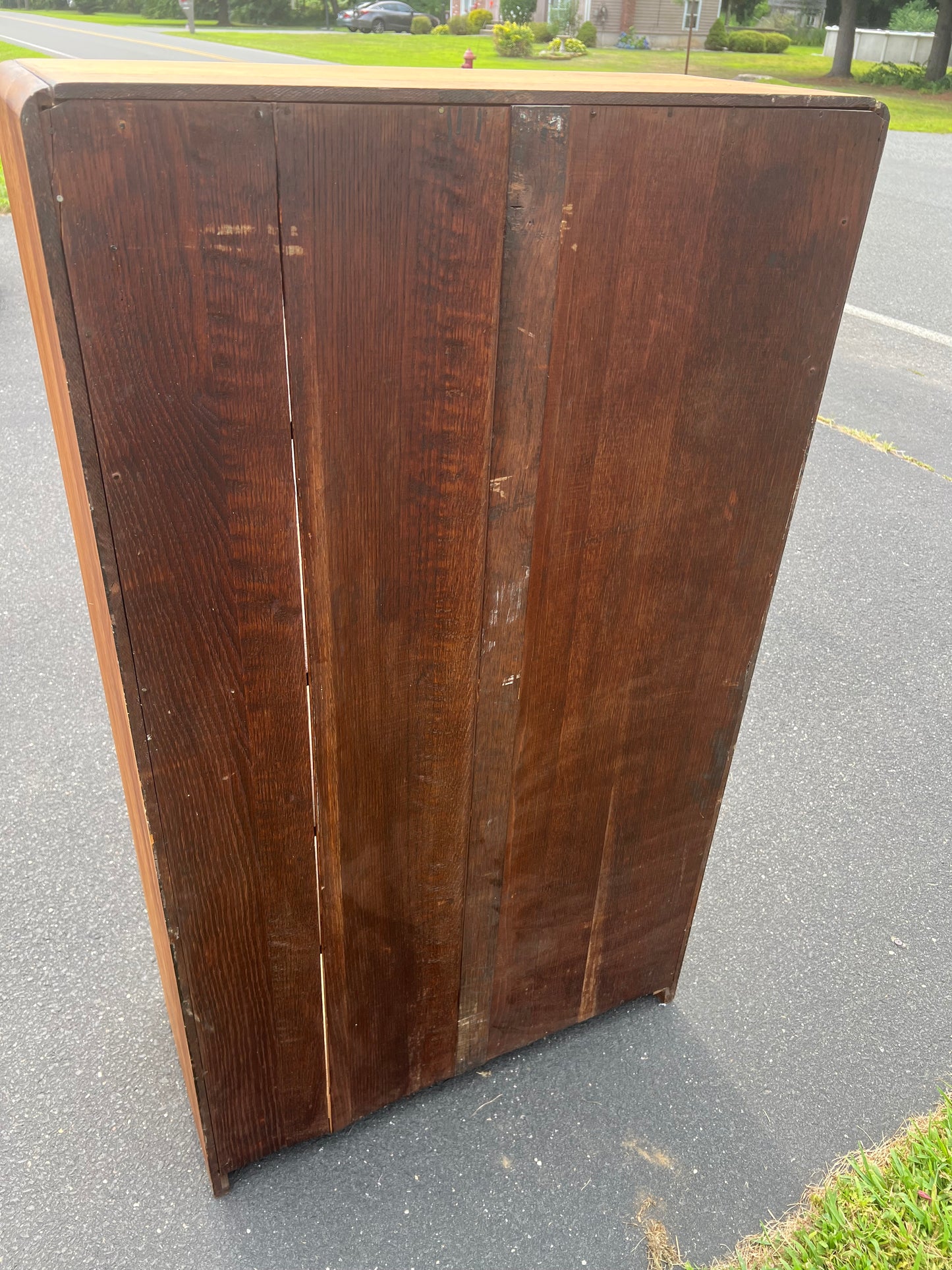 Antique Solid Oak Bookshelf c. 1920