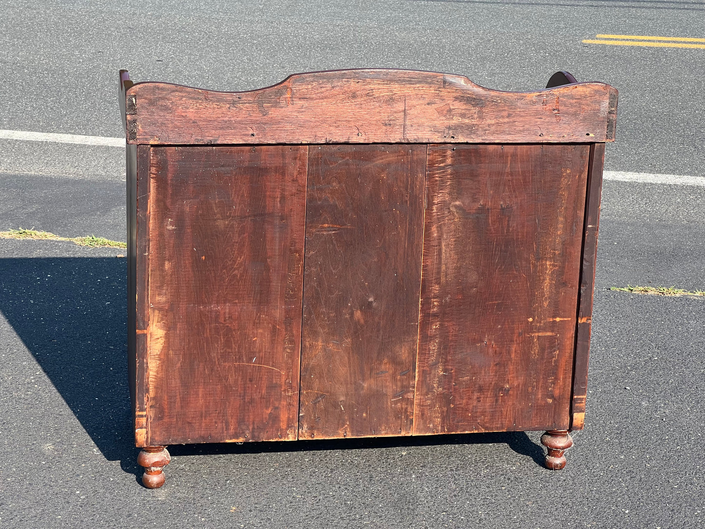 Antique Federal Period Birdseye Maple and Cherry Bachelors Chest c. Early 19th Century