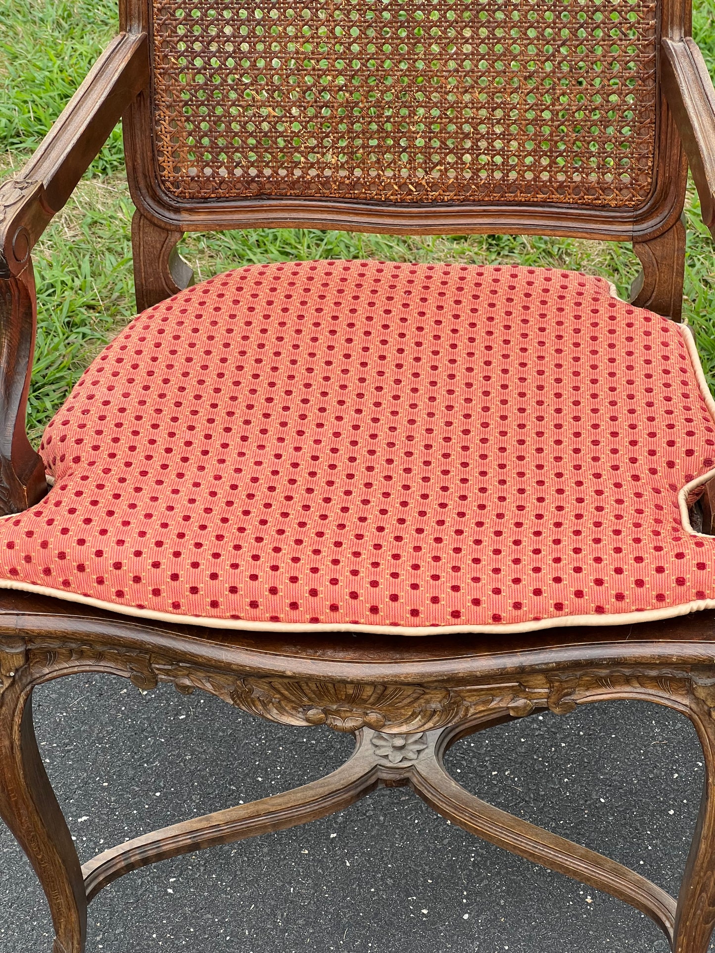 Vintage Set of Four French Provincial Dining Chairs