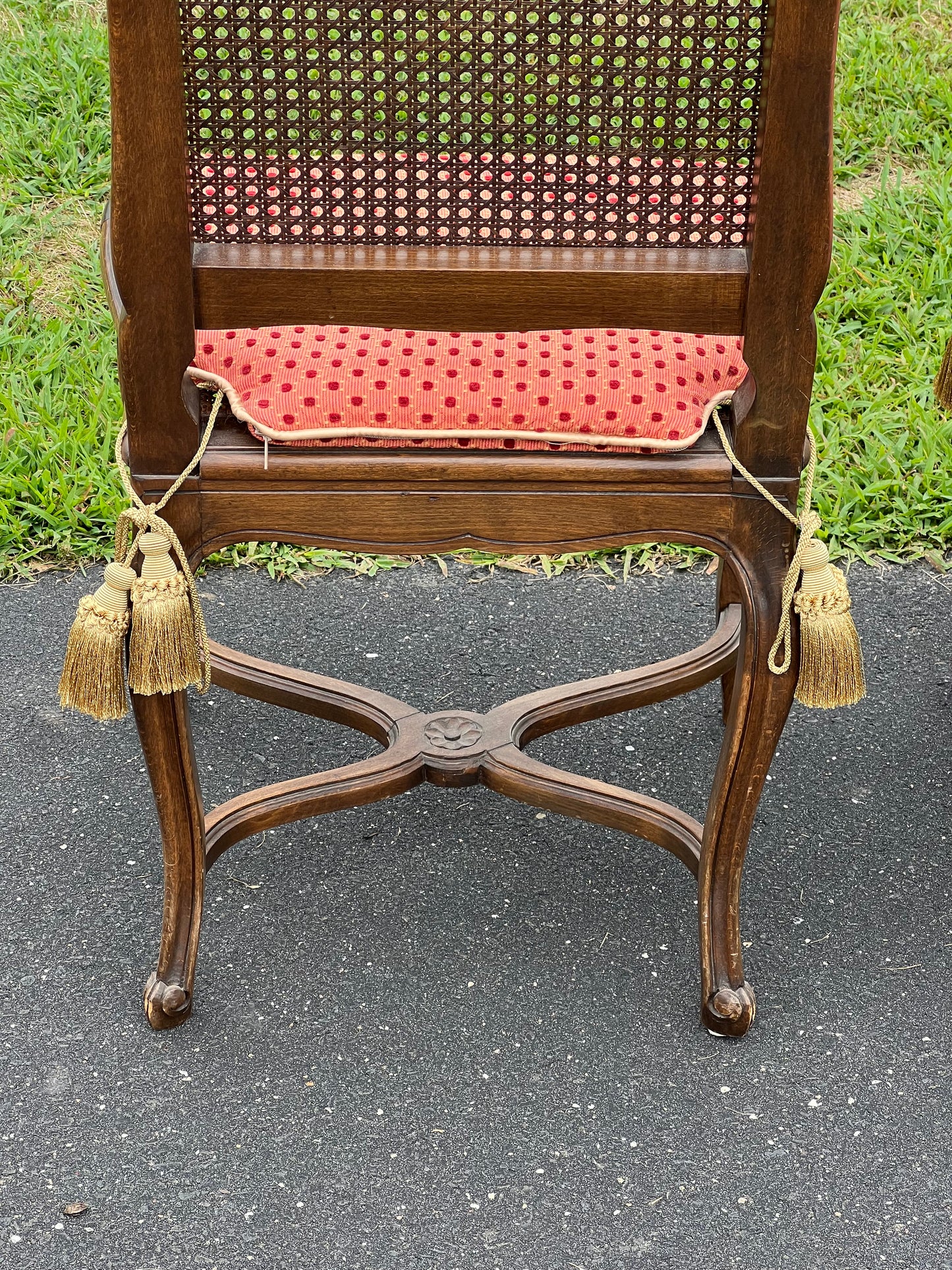 Vintage Set of Four French Provincial Dining Chairs