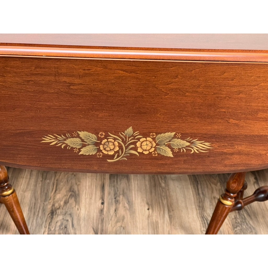 Vintage Hitchcock Maple Drop Leaf Breakfast Table and Matching Side Chairs