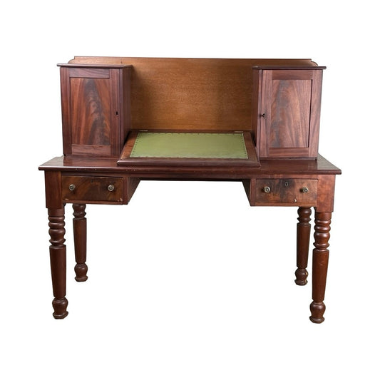 Antique Sheraton Mahogany Plantation Secretary c. Mid 19th Century