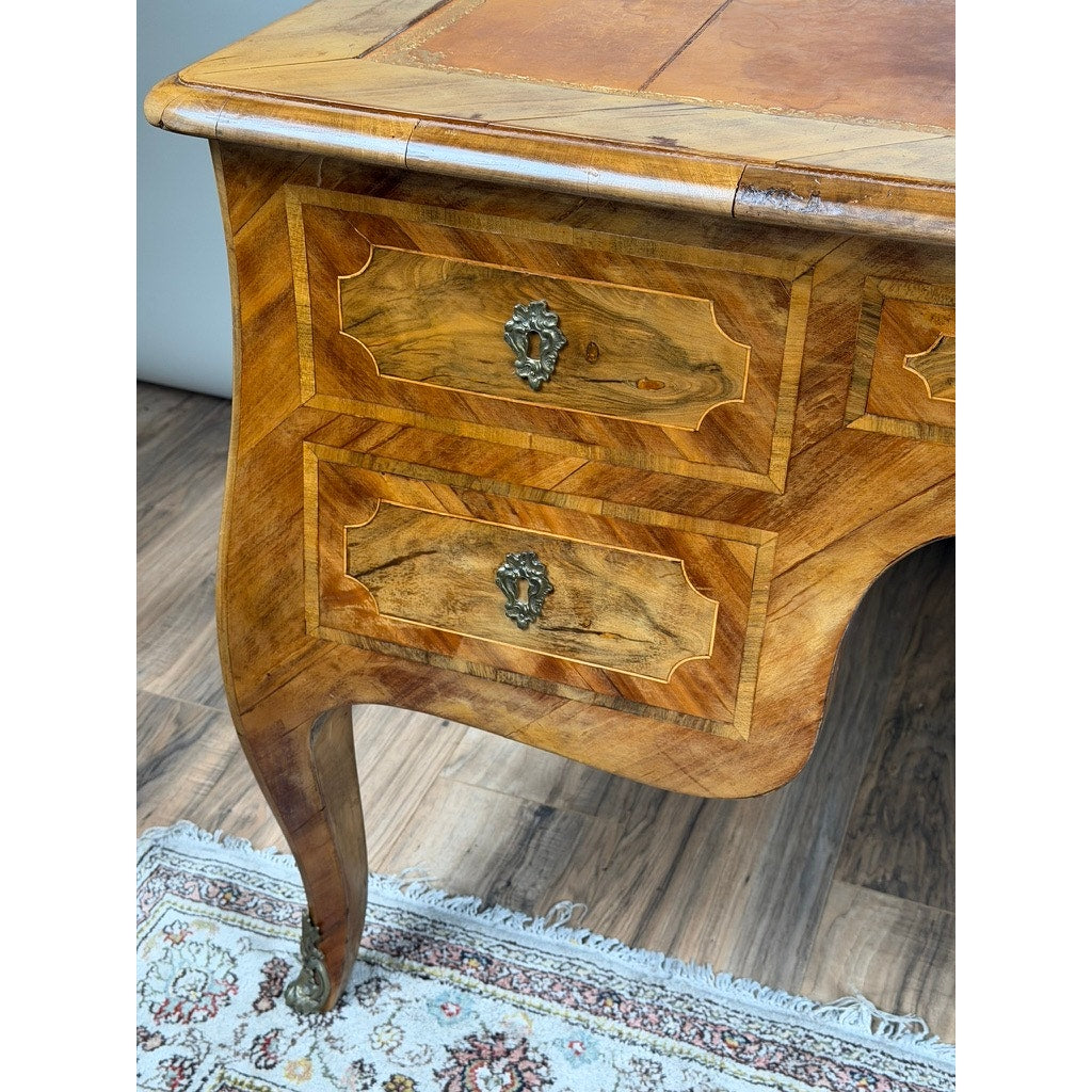 Late 18th Century South German Walnut Marquetry Writing Desk, c. 1780