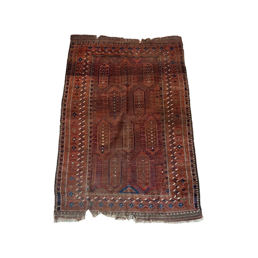 Antique Persian Baluch Tribal Rug, c. Late 19th Century – 3’8” x 5’3”