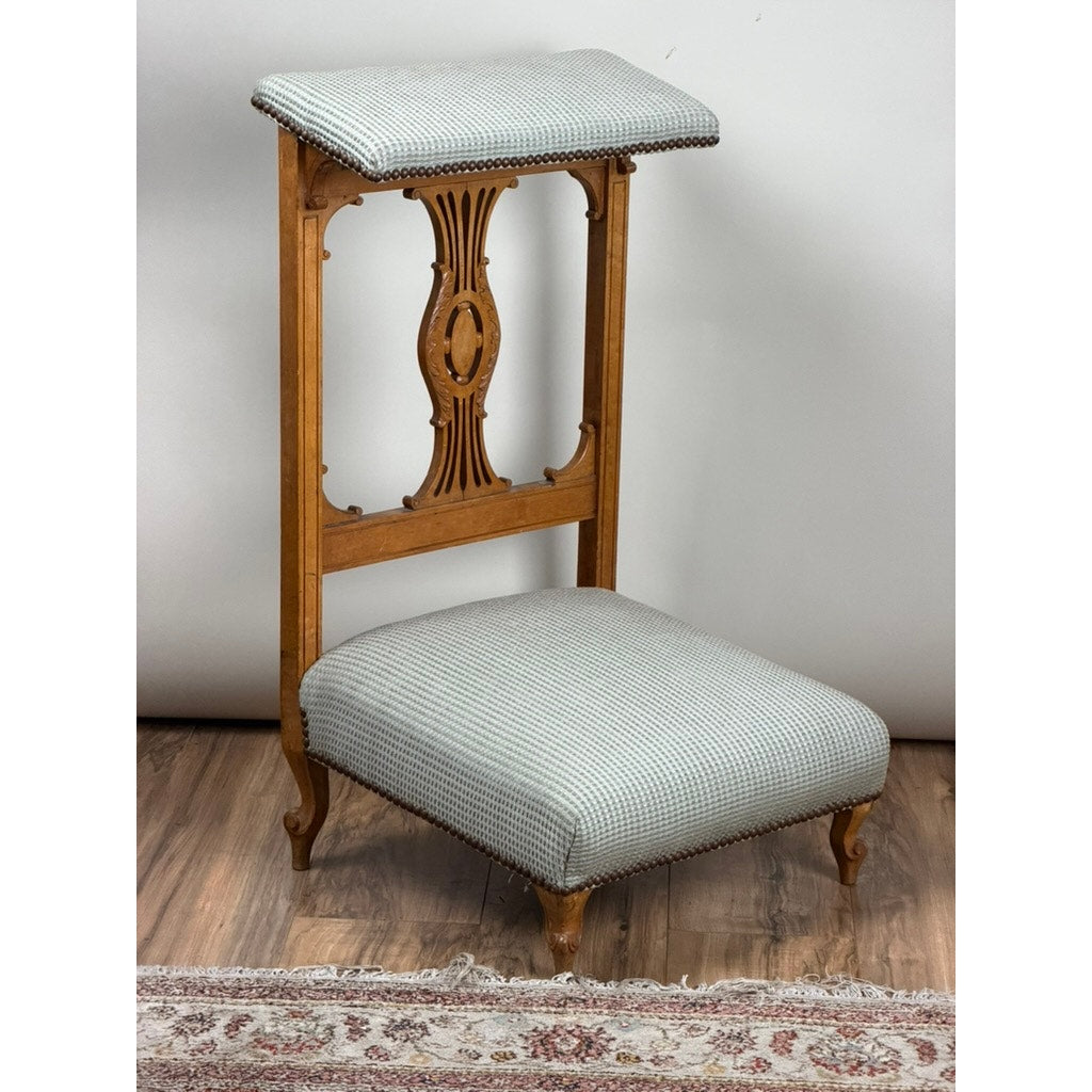 Continental Neoclassical Prie-Dieu Prayer Chair, First Half 19th Century