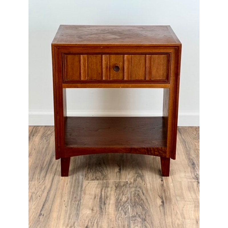 Vintage Mid-Century Modern Teak End Table c. 1960s