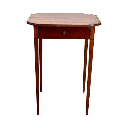 Fine Antique Federal Period Cherry One Drawer Hepplewhite Stand c. 1820