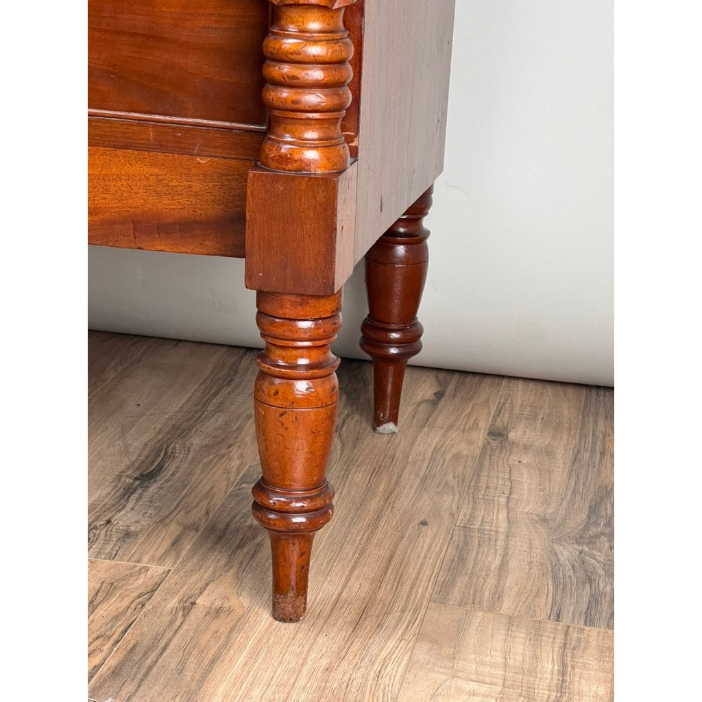 Antique Federal Period Mahogany Sheraton Deck Top Chest of Drawers c. 1820