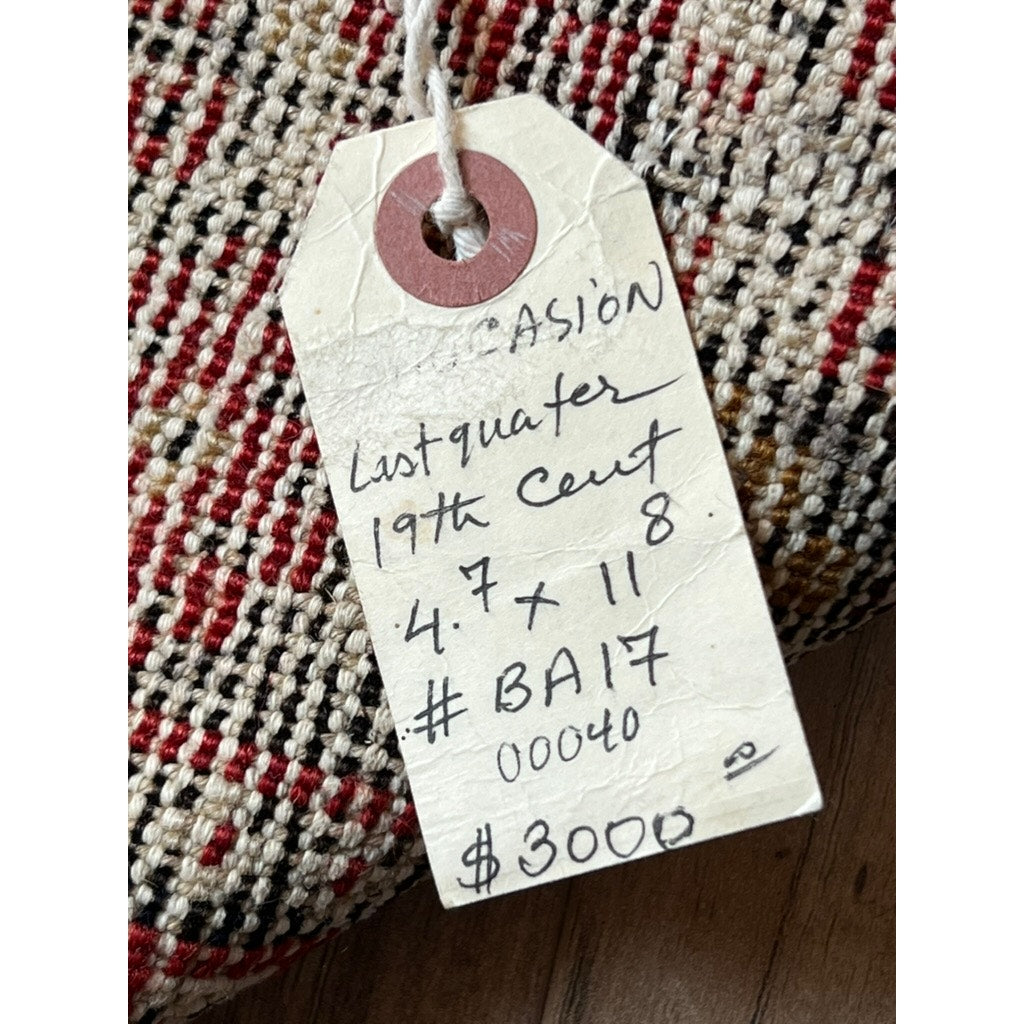 Antique Shirvan or Kuba-region Caucasian Runner Rug c. Late 19th Century 4’7 x 11’8