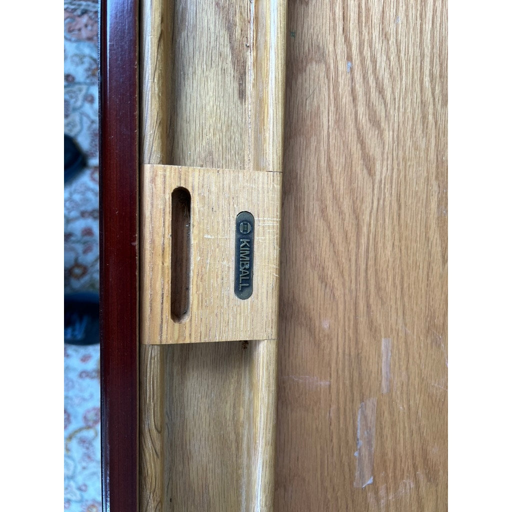 Vintage Mahogany Executive Desk by Kimball Purportedly Formerly Belonging to the CEO of MassMutual