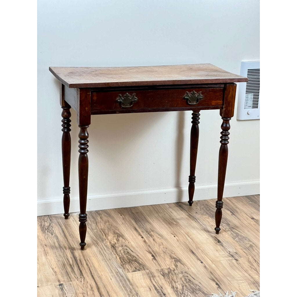 Antique Late 19th Century Italian Rustic Walnut Desk