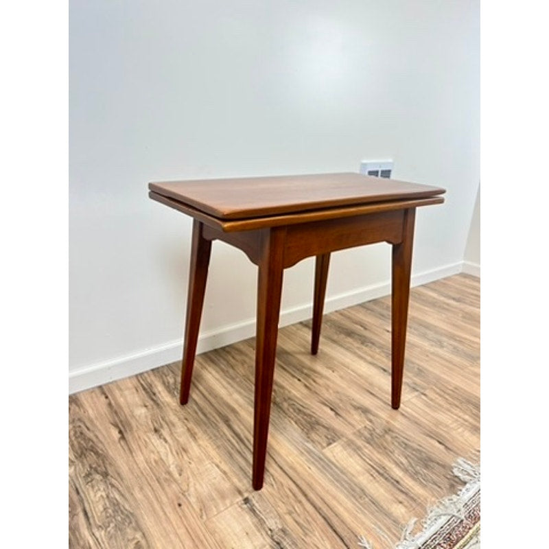 Vintage Mid-Century Rock Maple Game Table by Cushman