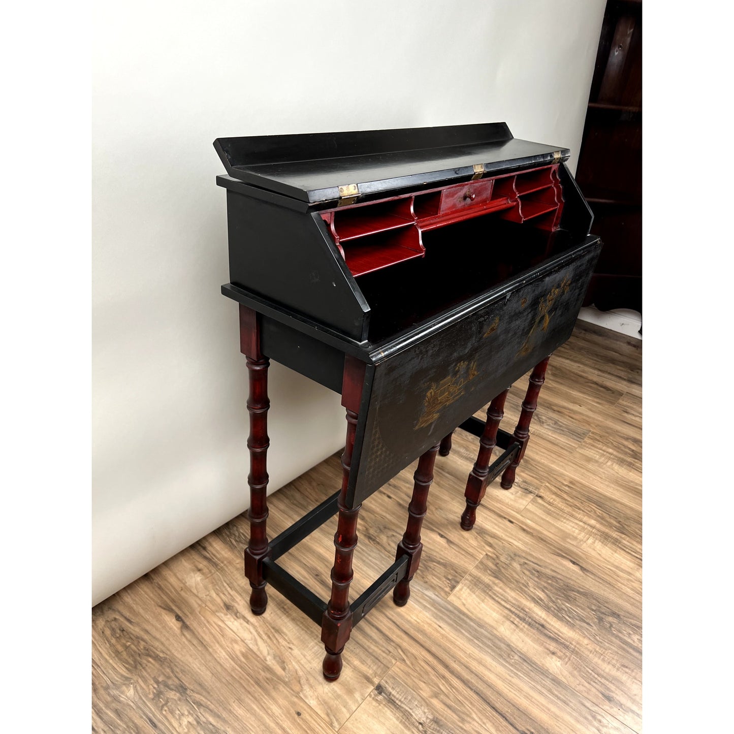 Antique Chinoiserie Ladies Writing Desk c. Early 20th Century