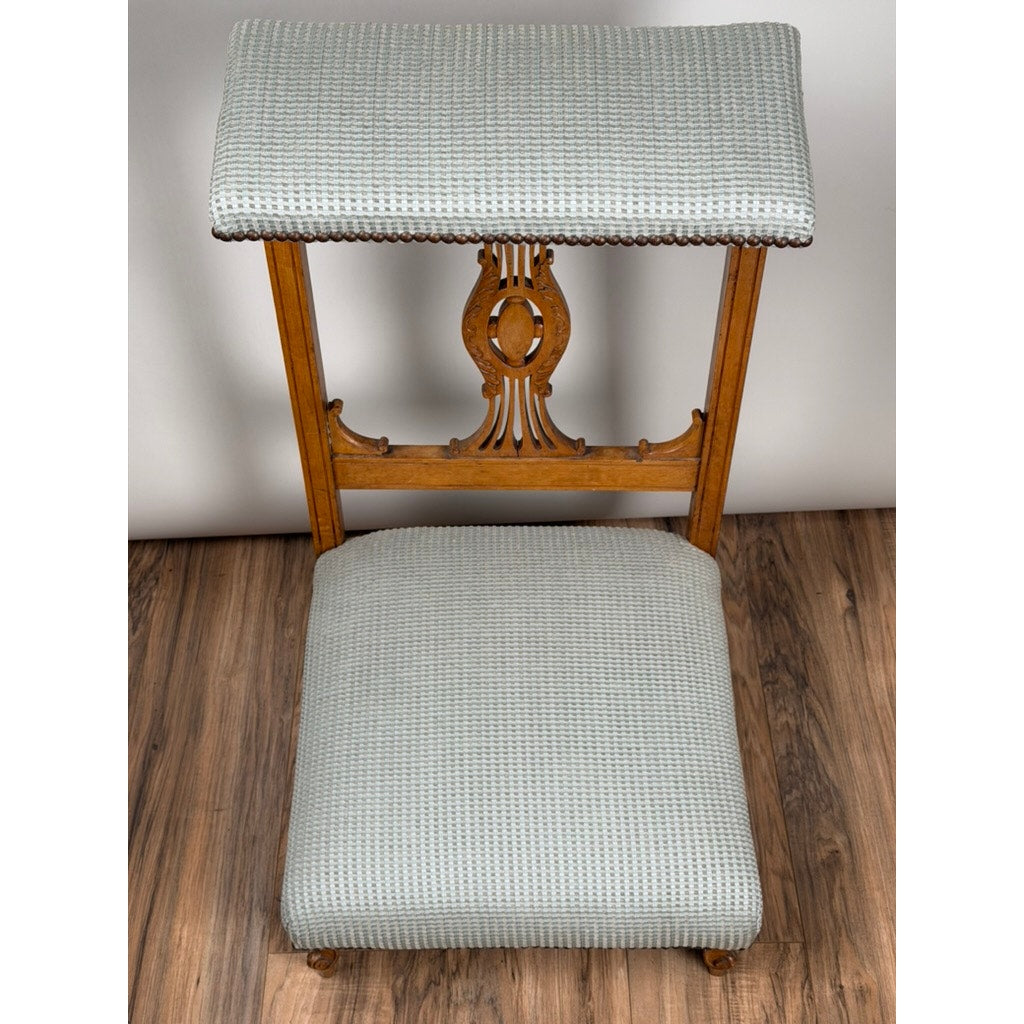 Continental Neoclassical Prie-Dieu Prayer Chair, First Half 19th Century
