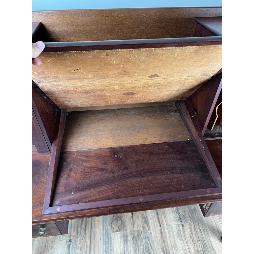 Antique Sheraton Mahogany Plantation Secretary c. Mid 19th Century