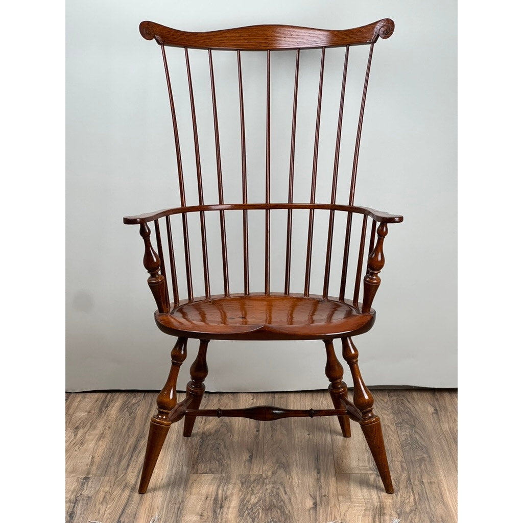 Vintage D.R. Dimes Comb Back Windsor Arm Chair