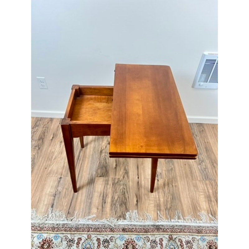 Vintage Mid-Century Rock Maple Game Table by Cushman