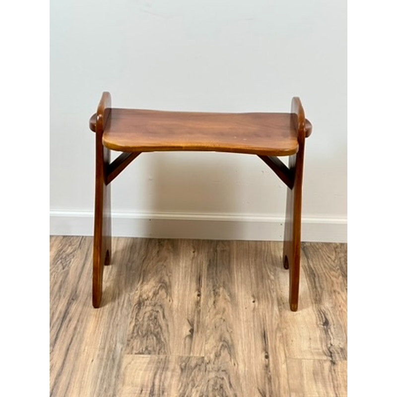 Vintage Mid-Century Rock Maple Bench by Cushman