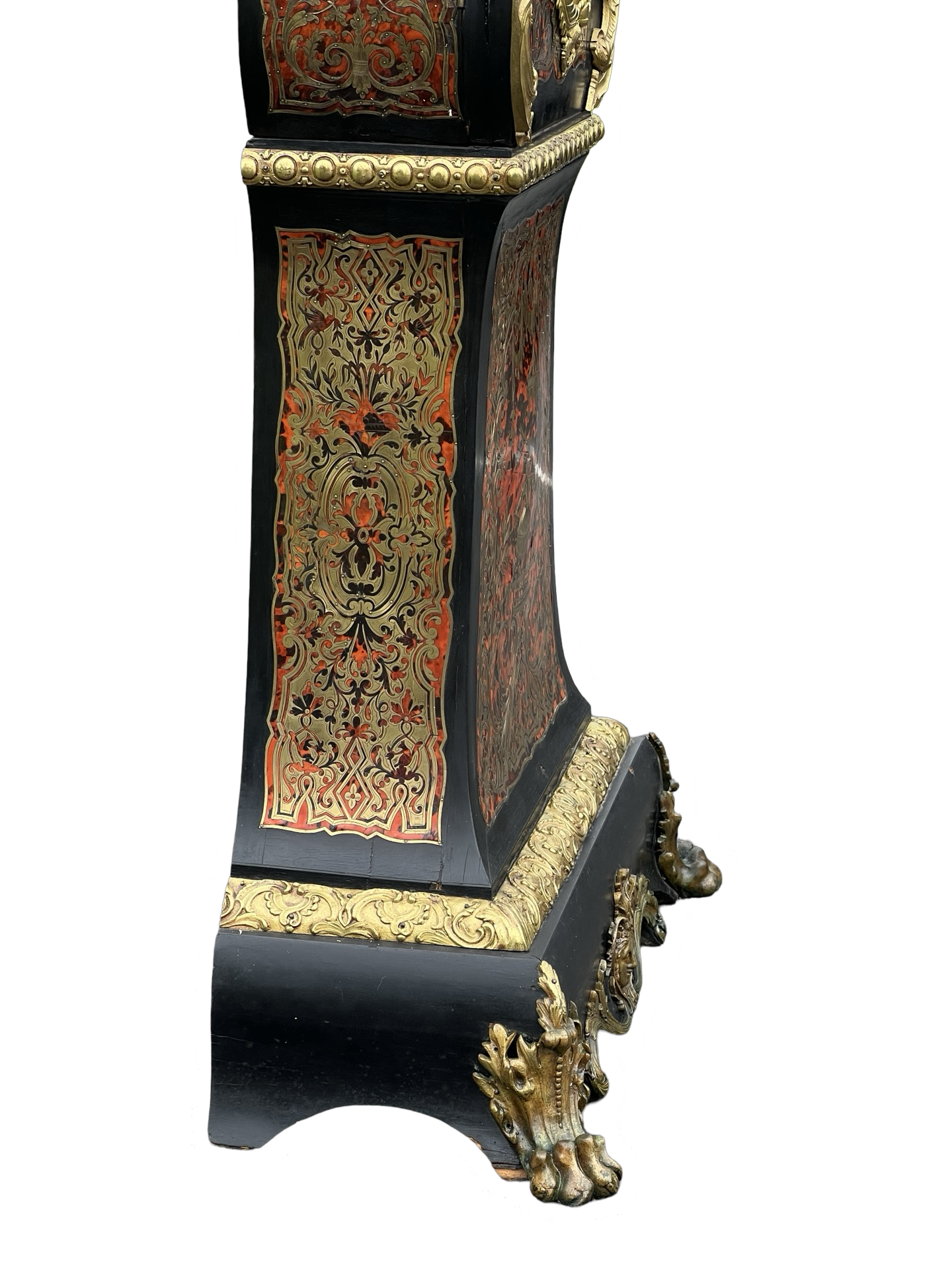 Antique French Napoleonic Boulle Marquetry Longcase Clock c. 1800