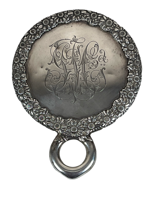 Depression Era Tiffany & Co Sterling Hand Mirror c. 1931