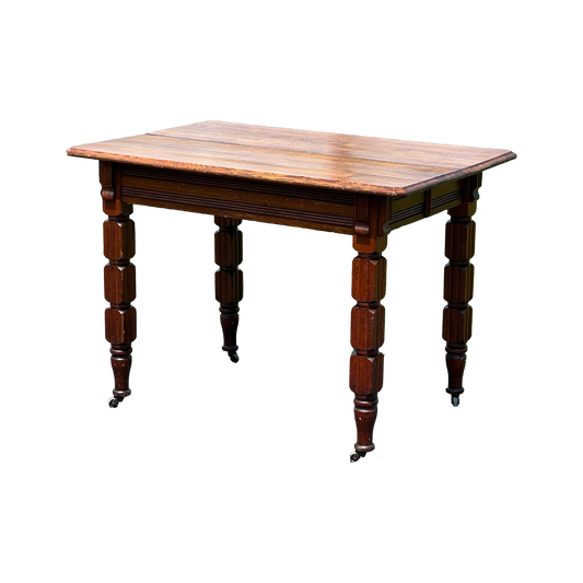 Antique Victorian Rectangular Breakfast Table