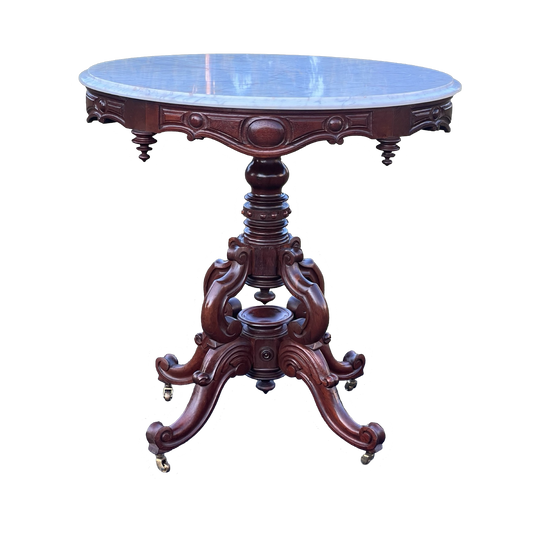 Fine Antique Victorian Marble Top Stand After Thomas Brooks c. 1880