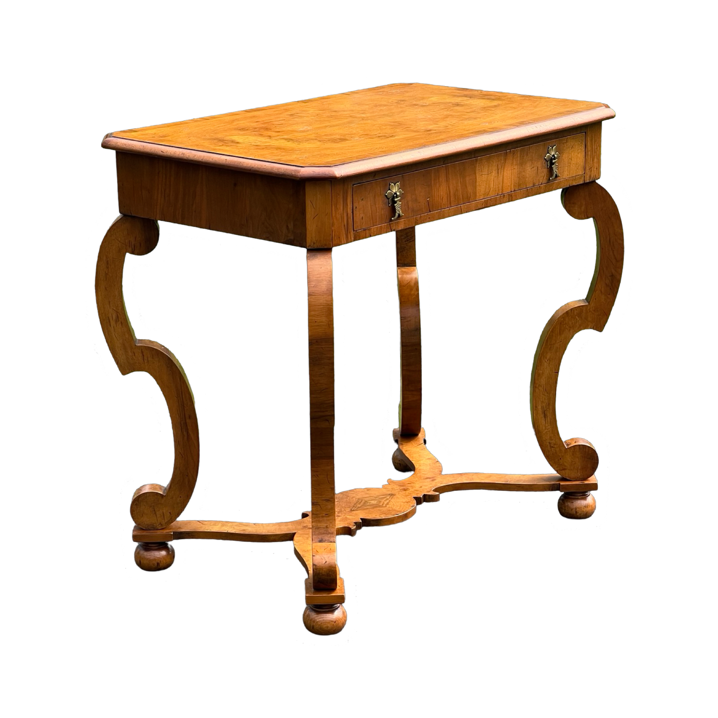 Antique French Biedermeier One Drawer Occasional Table c. Early 1800s