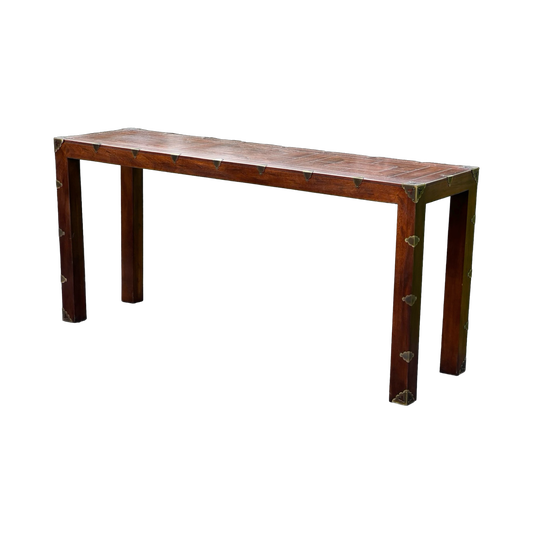 Vintage Contemporary Asian Style Sofa Table by Henredon