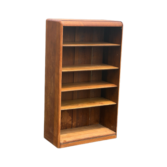 Antique Solid Oak Bookshelf c. 1920